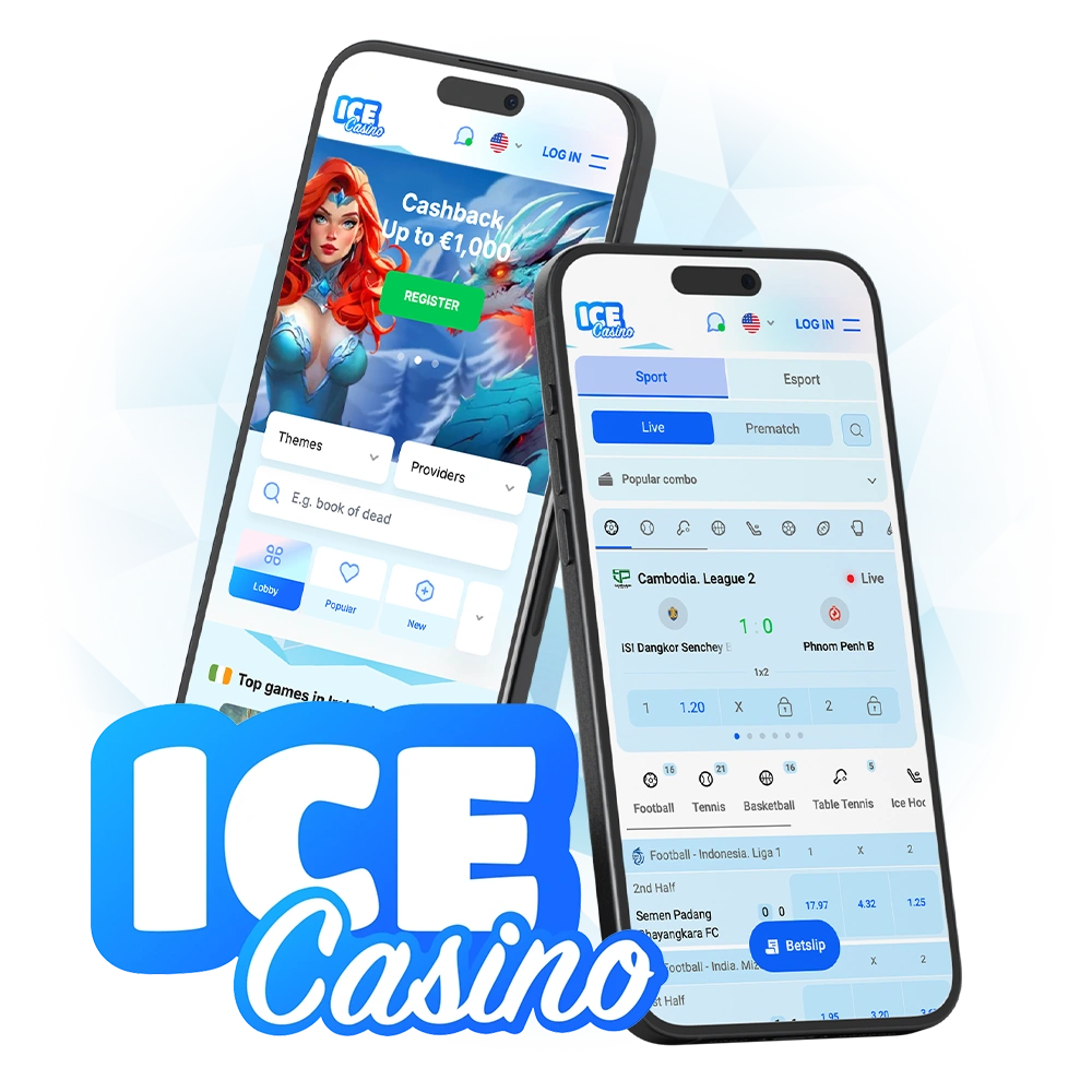 Get the Ice Casino mobile app and enjoy nonstop gaming.
