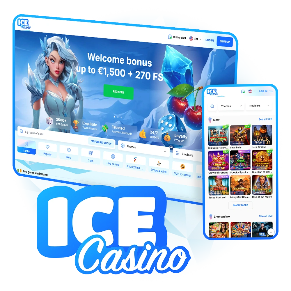 Join Ice Casino and start playing your favorite games today.
