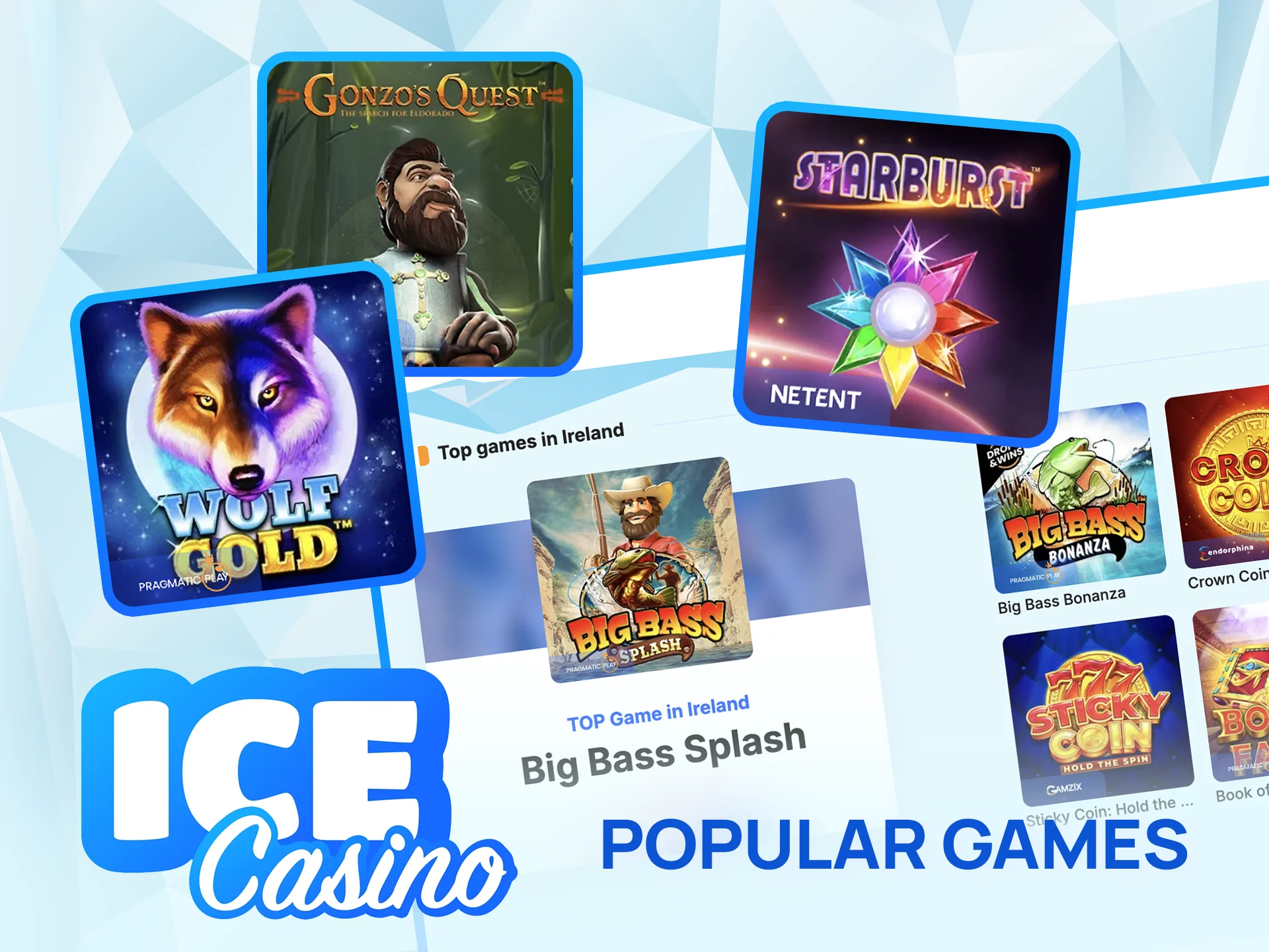 Explore trending games at Ice Casino and win big.