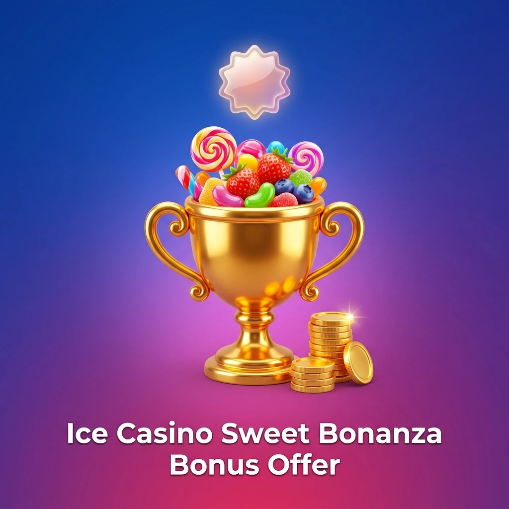 Ice Casino welcome bonus up to €1,500 plus 270 free spins for Sweet Bonanza across three deposits