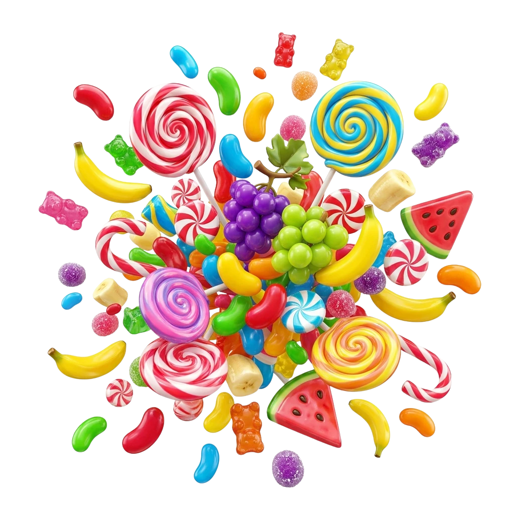 Ice Casino Sweet Bonanza slot game by Pragmatic Play – candy-themed 6x5 grid with Cluster Pays mechanic